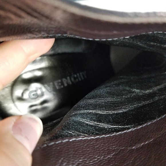 Givenchy ruched metallic suede heeled bootie - Picture 4 of 8